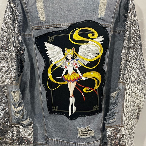 Upcycled Sailor Moon Jacket - Picture 2 of 7